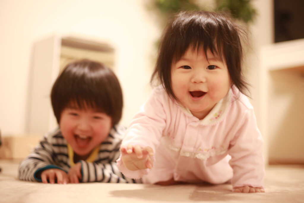 joy of a baby and toddler